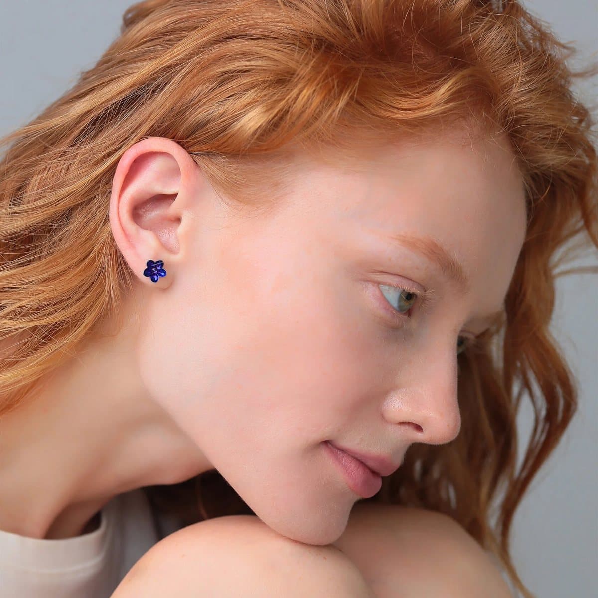 Lilac Earrings view 2